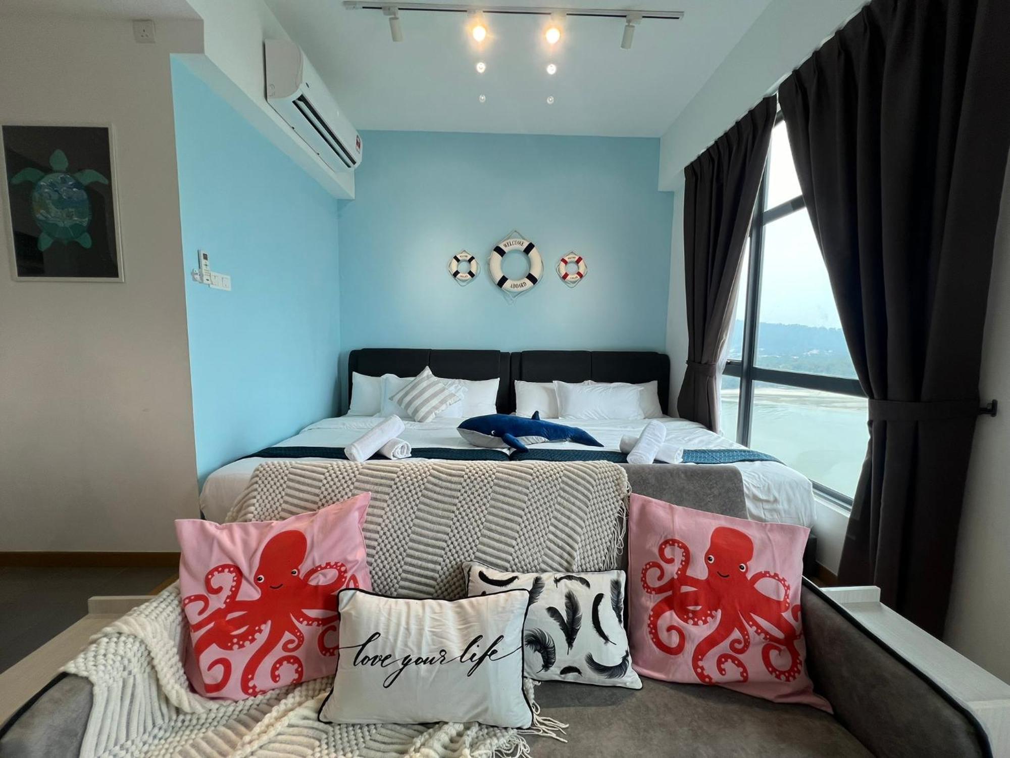 Oceanbay2 Seaview 6Pax Studio Netflix A-18-12 Kuantan Exterior foto