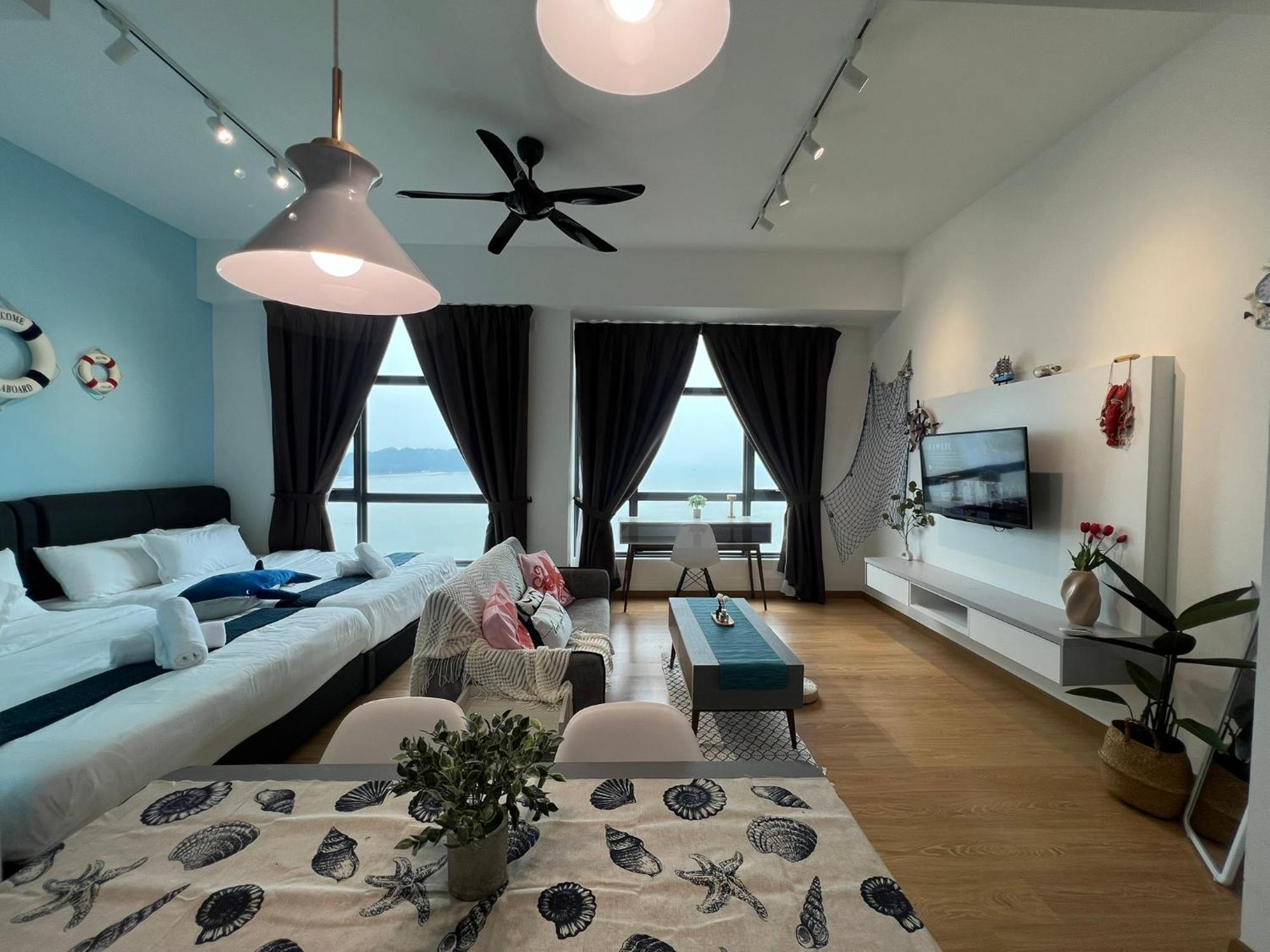 Oceanbay2 Seaview 6Pax Studio Netflix A-18-12 Kuantan Exterior foto