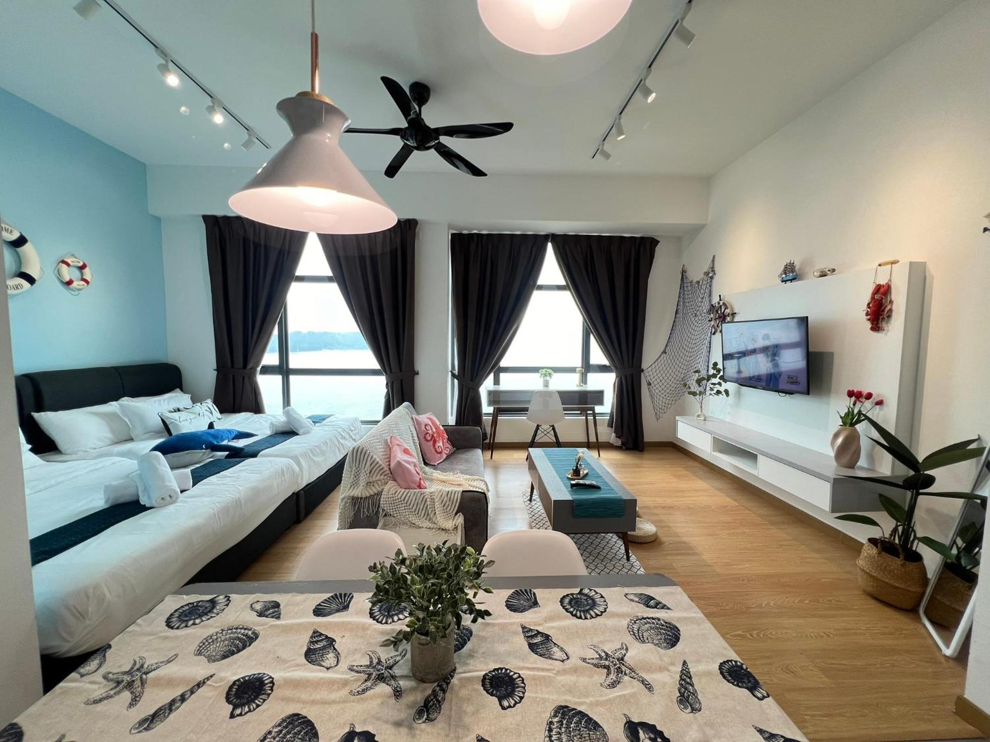 Oceanbay2 Seaview 6Pax Studio Netflix A-18-12 Kuantan Exterior foto