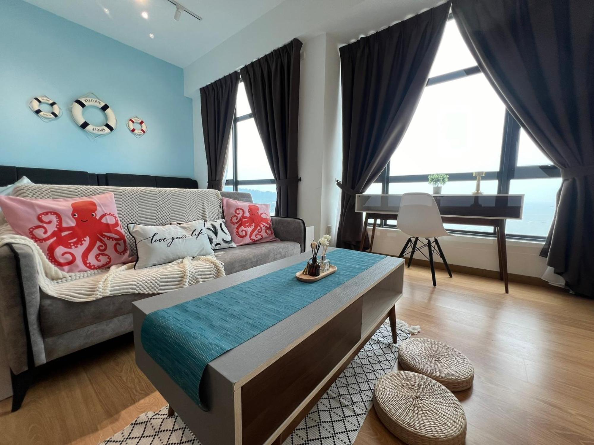 Oceanbay2 Seaview 6Pax Studio Netflix A-18-12 Kuantan Exterior foto