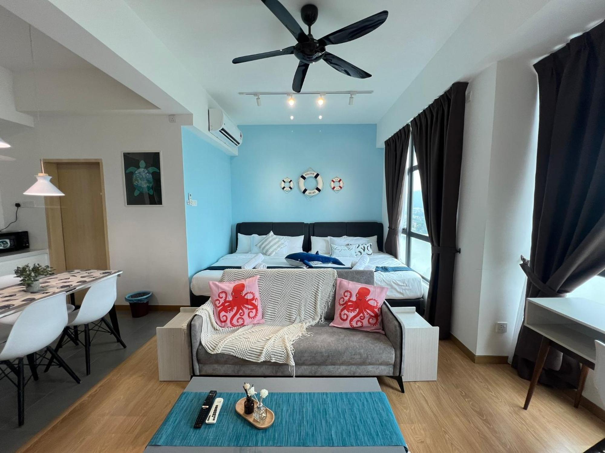 Oceanbay2 Seaview 6Pax Studio Netflix A-18-12 Kuantan Exterior foto